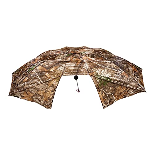 Allen Company Vanish Instant Roof Tree Stand Umbrella - Large Umbrella with Realtree Edge Camo - Durable and Portable Hunting Umbrella - Hunting Gear and Accessories - 57' W