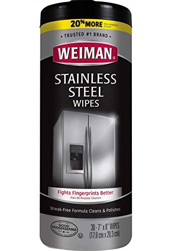 Weiman Products Stainless Steel Wipes 30 Count (Pack of 1)