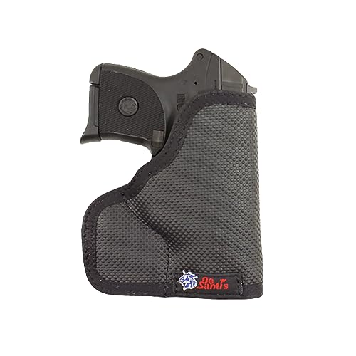 DeSantis Nemesis Pocket Holster For Pistols, Made of Quality Tacky Material, Ambidextrous, Unisex Gun Holster, Fits KELTEC P32, P3AT, RUGER LCP 380CAL, TAURUS 738 TCP 380CAL, Black