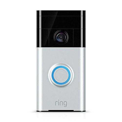 Ring Video Doorbell (1st Gen) – 720p HD video, motion activated alerts, easy installation – Satin Nickel