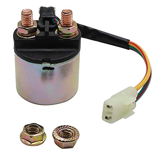 Starter Solenoid Relay for Honda TRX350 Fourtrax Rancher 350 2000-2006/TRX500 Foreman 500 2005-2009 2011-2013/TRX450 Foreman 450 1998-2004/TRX420 Fourtrax Rancher 420 2009-2014/TRX400 Fourtrax Foreman