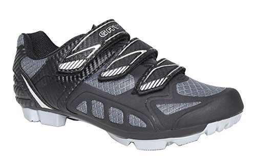 Gavin MTB Mountain Bike Mesh Indoor Fitness Cycling Shoes Mens Womens SPD, 44 EU Black/Grey
