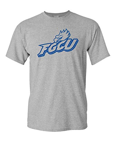CreateMyTee | Florida Gulf Coast FGCU Blue One Color T-Shirt | (Sport Grey, Medium)