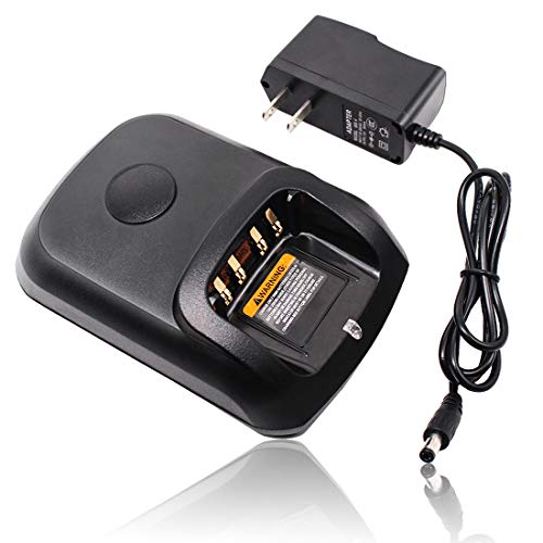 WPLN4232 WPLN4226A Charger Compatible for Motorola XPR3500e XPR3300e XPR7550e XPR7580e XPR7350e XPR6550 XPR6500 XPR6580 APX900 APX1000 APX4000 Radio Battery PMNN4409 PMNN4077 Charger (NO-IMPRES)