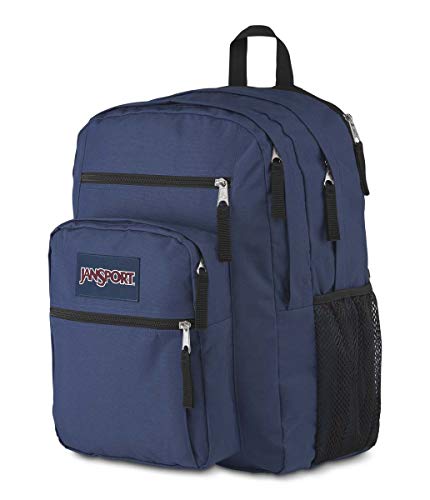 JanSport Laptop Backpack - Computer Bag with 2 Compartments, Ergonomic Shoulder Straps, 15” Laptop Sleeve, Haul Handle - Book Rucksack - Navy