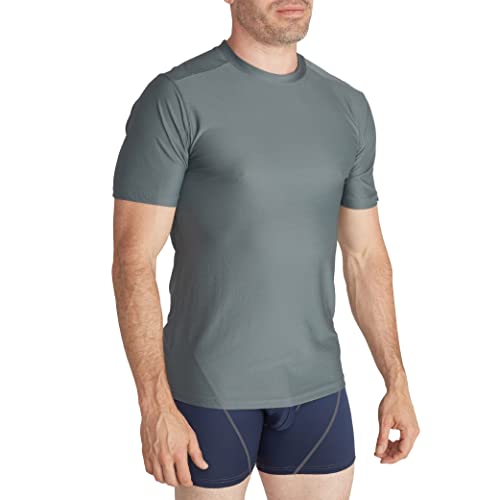 ExOfficio Men's Give-N-Go Tee, Charcoal, Medium