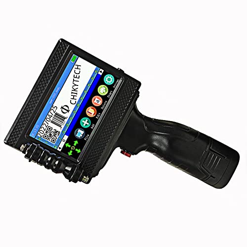 Portable upgrading handheld inkjet printer ZK-1690 with 4.3 Inch Touch Screen Quick-Drying Handheld Inkjet Printer (Support 22 Languages Including English, German, French, Japanese, Italian, etc.)