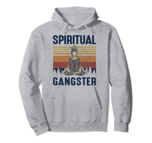 Yoga Girls Spiritual Gangsters Vintage Yoga Lover Pullover Hoodie