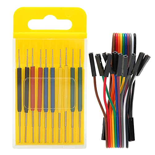 10Pcs Micro Ic Hook Clip, Mini SOP Soic Test Leads Clamp, Tester Multimeter Adapter or SOP and Soic Devices