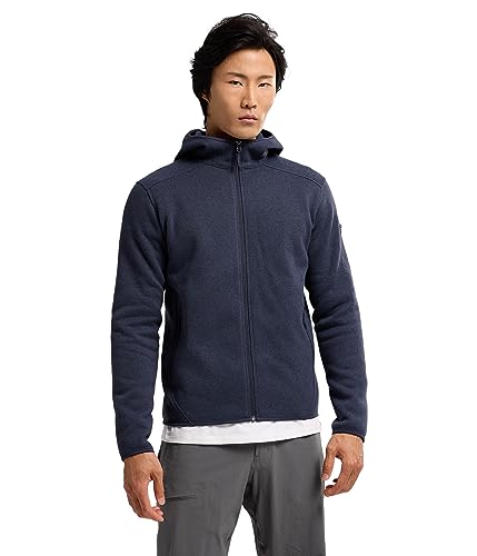 Arc'teryx Covert Hoody Men's | Our Iconic Technical Fleece Hoody | Black Sapphire Heather, Large