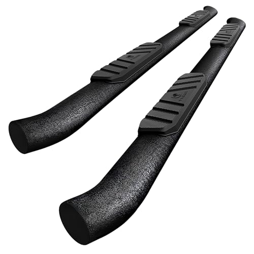 Tyger Auto 3.5' Rider Running Boards Compatible with 2019-2024 Chevy Silverado GMC Sierra 1500; 2020-2024 2500 3500HD | Double Cab | TG-SS2C35088 | Side Step Rail Nerf Bars