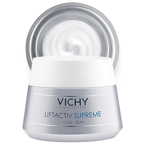Vichy LiftActiv Supreme Anti Aging Face Moisturizer, Anti Wrinkle Cream, Firming and Hydrating Cream to Smoothe Skin, Day Cream Suitable for Sensitive Skin , 1.69 Fl Oz (Pack of 1)