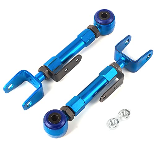 KSP Rear Camber Arms for 2002-2006 CR-V and 2003-2011 Honda Element, Upper Control Rod Adjustable -2° to +4° (Degree) Suspension Kits
