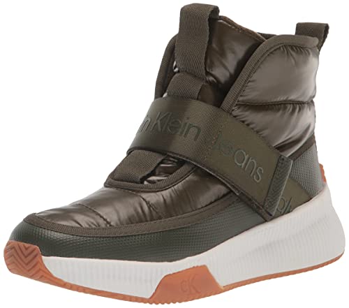 Calvin Klein Women's MABON Sneaker, Olive Green 303, 7