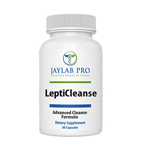 JAYLAB PRO Optimal Liver Health with LeptiCleanse - Premium Liver Cleanse Supplement Packed with 8 Essential Nutrients