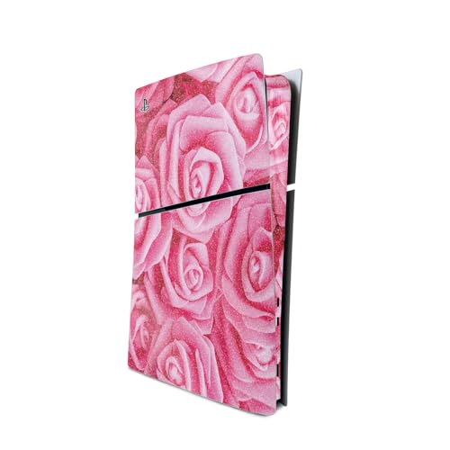 MightySkins Glossy Glitter Skin Compatible with Playstation 5 PS5 Slim Digital Edition Bundle - Super Squad | Protective, Durable High-Gloss Glitter Finish | Easy to Apply | Made in The USA