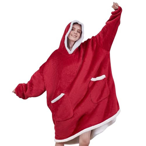 DEPAD Oversized Wearable Blanket Hoodie, Gift for Women Mom, Hoodie Blankets for Men, Sweatshirt Blankets Adults