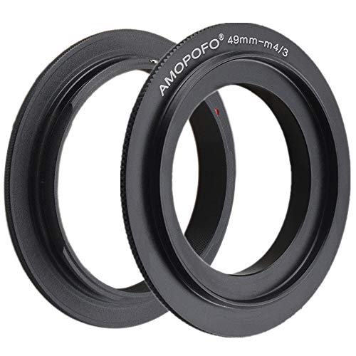 49mm Filter Thread Macro Reverse Mount Adapter Ring,for M4/3 Camera LUMIX GX7 GF6 GH3 G5 GF5 GX1 GF3 G3 Olympus OM-D E-M1 E-M5 E-PL6 E-P5 DSLR Cameras