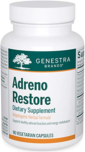 Genestra Brands Adreno Restore | Rhodiola, Eleuthero, and Ashwagandha Supplement | 90 Capsules