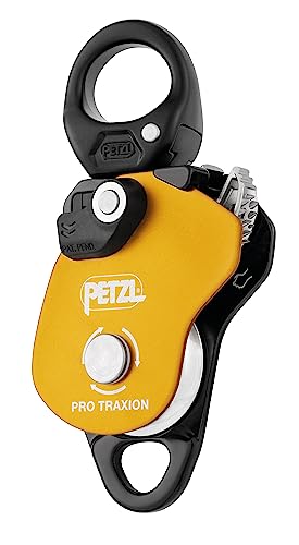 Petzl, Pro Traxion, High efficiency progress capture pulley with swivel.