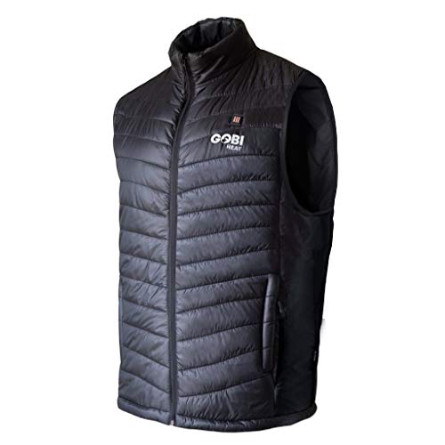 Dragon Heatwear Dune Mens 3 Zone Heated Vest Onyx