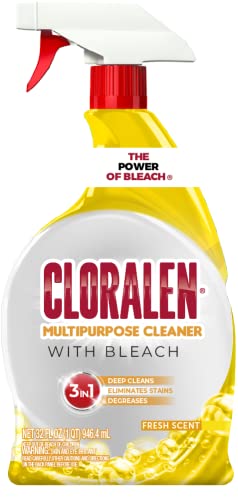 Cloralen - All Purpose Household Cleaning Spray, 3-In-1 High-Performance Multisurface Bathroom And Kitchen Cleaner, With Liquid Bleach - (32 oz)
