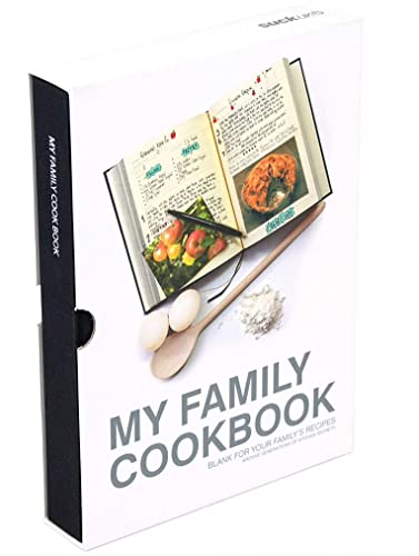 Suck UK | Recipe Book To Write In Your Own Recipes | Blank Recipe Book & Cookbooks To Write In | Hardcover Recipe Notebook | Blank Cookbook & Recipe Journal | Make Your Own Cookbook | DIY Cookbook