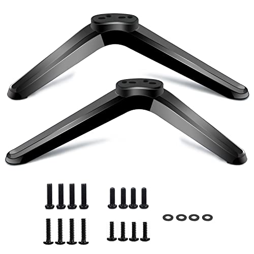 TV Base Stand, TV Legs, Base TV Stand Legs for Roku/Hisense/TCL 27' 28' 29' 30' 32' 37' 40' 55' Smart TV