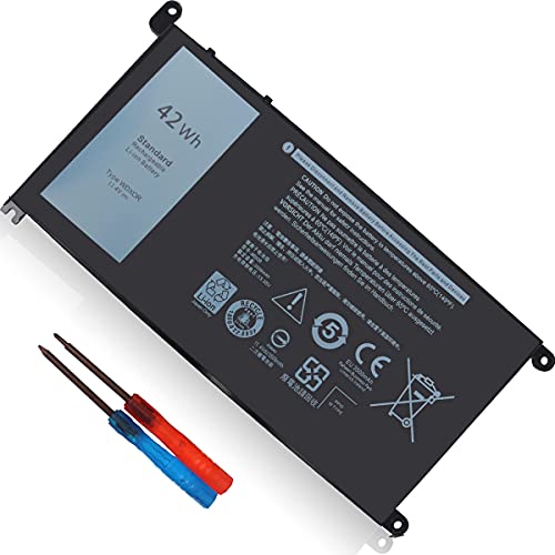 42Wh WDXOR 11.4V Battery for Dell Inspiron 13 7375 7368 7378 5368 5378 5379 P69G 15 7579 7560 7570 7569 7573 5570 5567 5565 5568 5578 5579 5575 17 5765 5767 5770 5775 P58F P66F P75F 3CRH3 FC92N CYMGM