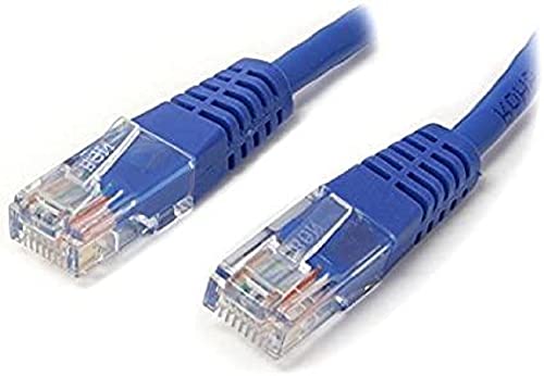 StarTech.com 7 ft. (2.1 m) Cat6 Cable - Power Over Ethernet - Molded - Blue - Ethernet Network Cable (M45PATCH7BL)