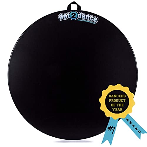 dot2dance Portable Dance Floor, Marley Flooring Ballet Training Equipment, Tap Dance Floor, Turning Boards for Dancers & Figure Skating Practice Mat, Tap Board for Tap Dancing, Practice Pirouette, 32'