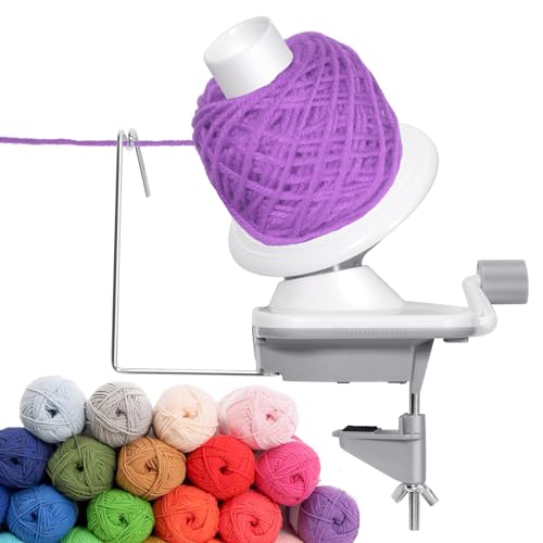 Yarn Winder, Yarn Ball Winder for Crocheting, Yarn Cake Winder, Yarn Spinner,Yarn Roller, Needlecraft Yarn Ball Winder Hand Operated