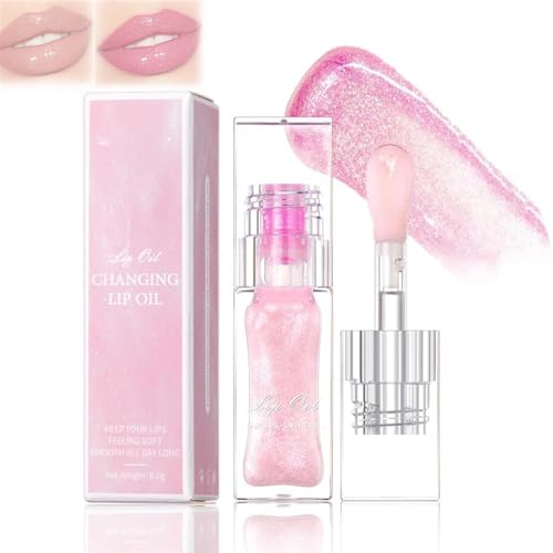 Mateka Magic Color Changing Lip Oil V2 By Bossup Cosmetics, Ddgoods Lip Gloss, Long Lasting, Non-sticky