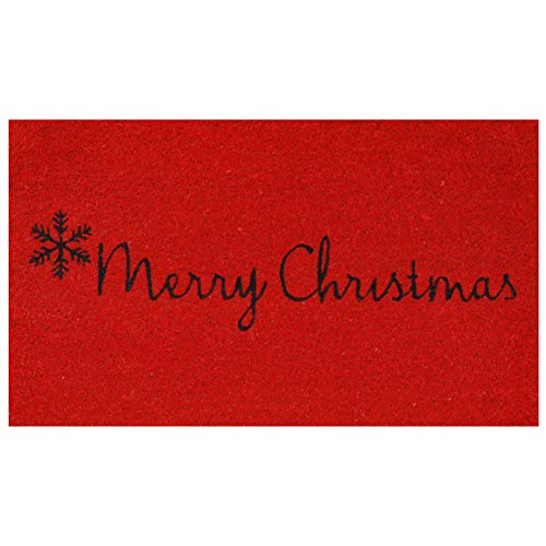 Calloway Mills 101781729 Red Merry Christmas Doormat