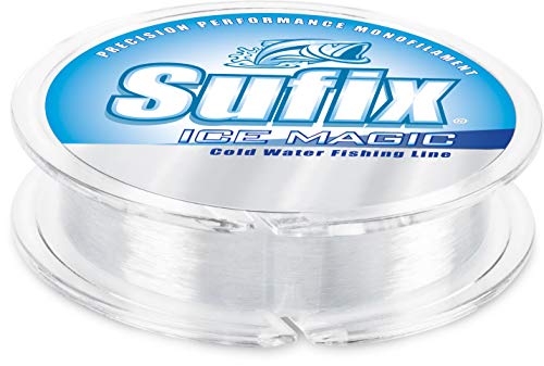 Sufix Ice Magic 100 YD Spool (Clear, Size- 4 lb)