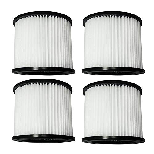 MaximalPower Replacement Filter for Shop Vac 903-98 90398 9039800 903-98-00, Hangup Wet/Dry Vacuum Cartridge Filter Compatible with Shop-Vac H87S550A 587-24-62 E87S450 587-04-00 286-00-10 (4 Pack)