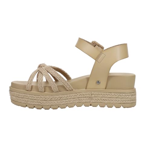 MIA Women's Kehlani Heeled Sandal, Natural, 8