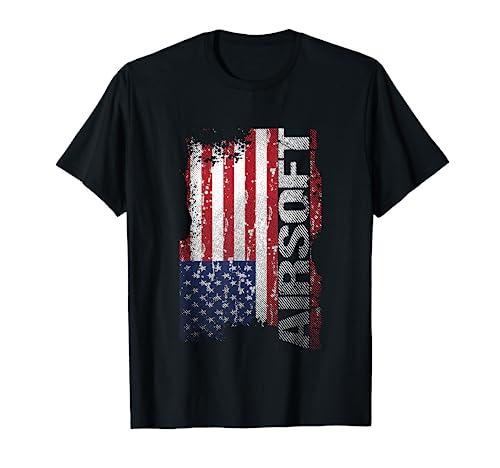 USA Flag Airsoft T-Shirt Shooting Sports Game Gift