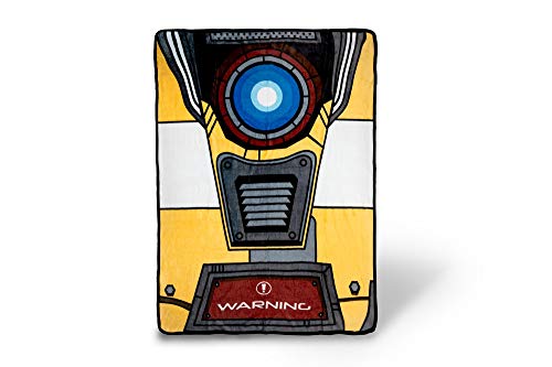 JUST FUNKY Borderlands Claptrap Fleece Throw Blanket - 45 x 60-Inches