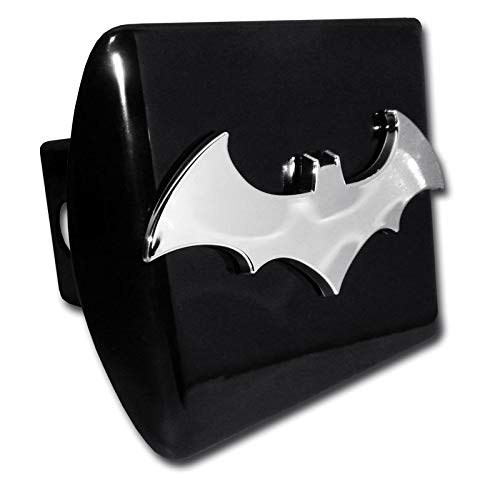 Batman Bat Black All Metal Hitch Cover