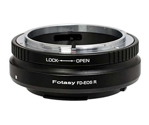Fotasy FD Mount Lens to Cannon EOS RF Mount Adapter, FD EOS R Adapter, FD RF, FD FL Classic Manual Lense Adapter, Compatible with Canon EOS R Mirrorless Camera EOS R RP Ra R3 R5 R6 R7 R10