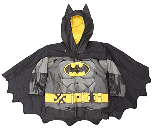 Western Chief Kids D.C. Comics Character lined Rain Jacket, Batman Everlasting, 3T