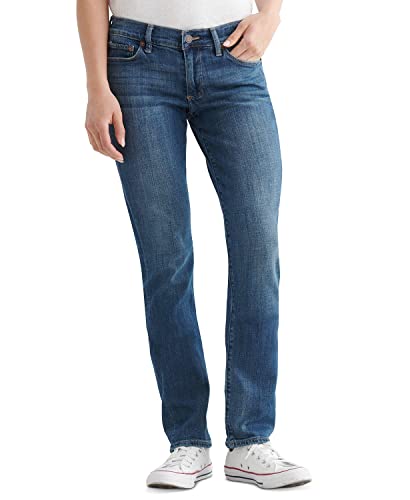 Lucky Brand womens Mid Rise Sweet Straight Jean, Tanzanite, 32W x 30L US