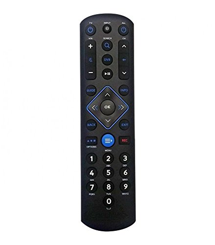 Charter Spectrum Formerly Charter Cable Remote Control with Batteries Backward Compatible for HD DVR Digital Receivers (Pack of One)