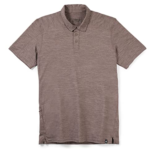 Smartwool SW016554G57L Men's Merino Sport 150 Polo Flint Heather L