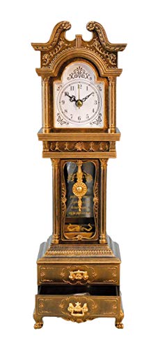 MusicBox Kingdom Grandfather Clock with Well Known Melody is Played Decorative Item