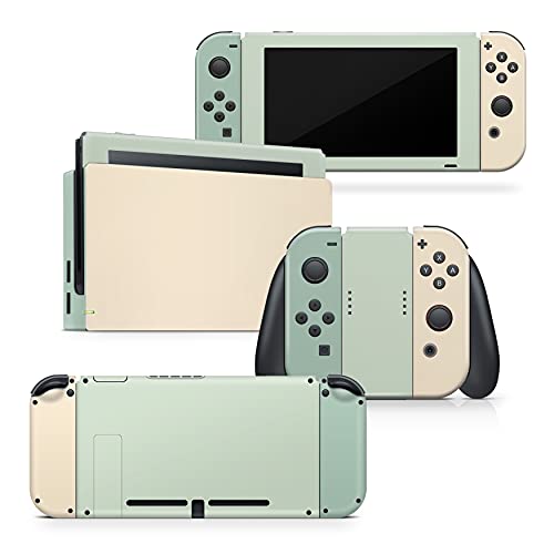 Tacky design Retro Pastel Classic Skin Compatible with Nintendo Switch Skins Decal, Switch Stickers Vinyl 3m Colorwave, Color Blocking Full Cover
