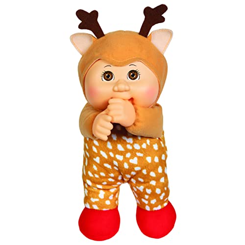 Cabbage Patch Kids Cutie Dash The Christmas Reindeer, 9' - Collectible, Adoptable Baby Doll Toy - Officially Licensed for Girls and Boys