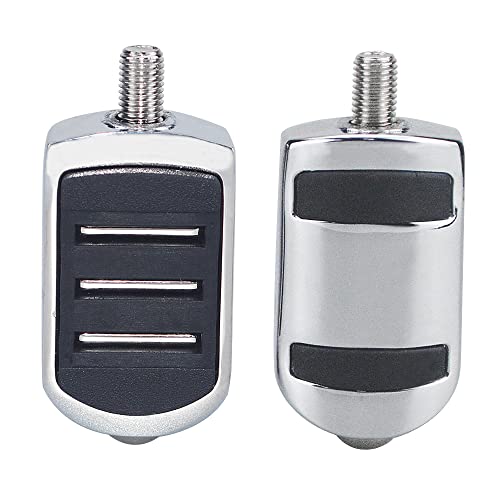 WOWTK 2 x Streamliner Heel/Toe Shifter Pegs for Harley All models Touring Road King Road Glide Street Glide Electra Glide and 2008-later Trike,FL Softail Iron 883 1200 XL1200 XL883,Chrome