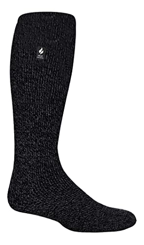 Heat Holders - Men's EXTRA LONG Ultimate Thermal Socks, One size 7-12 us (Charcoal Grey)